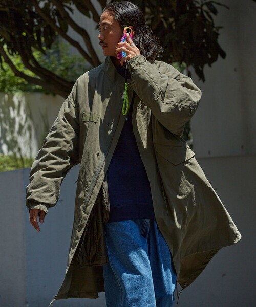 FREAK'S STORE」 コート LARGE オリーブ メンズ