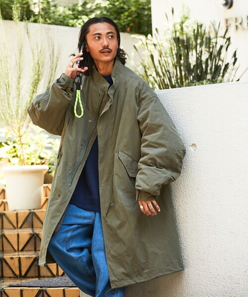 FREAK'S STORE」 コート LARGE オリーブ メンズ