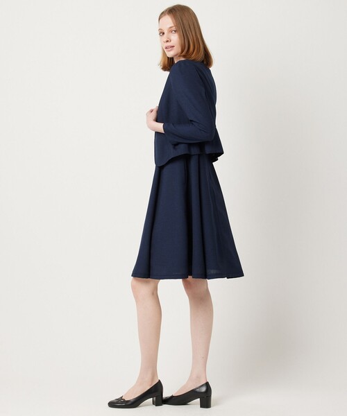 【新品未使用】トッカ LUCEジャケット サイズ0 ネイビー系 洗える】LUCE ジャケット （ノーカラージャケット）｜TOCCA