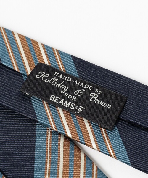 ネクタイ Holliday ＆ Brown / シルク ストライプ ネクタイ
