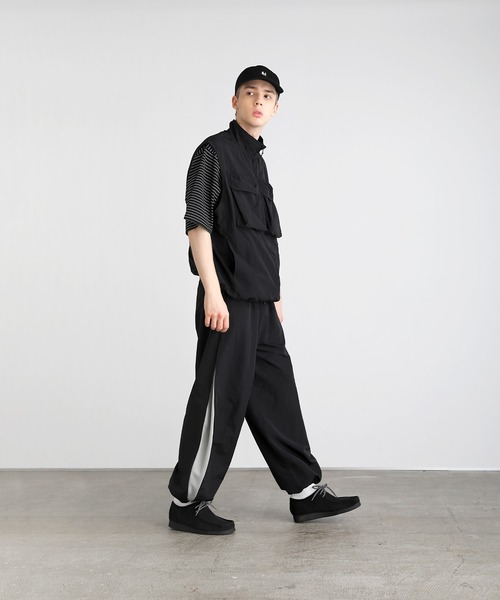 EPIC パンツ ワッシャーナイロンベンチレーションテックパンツ メンズ