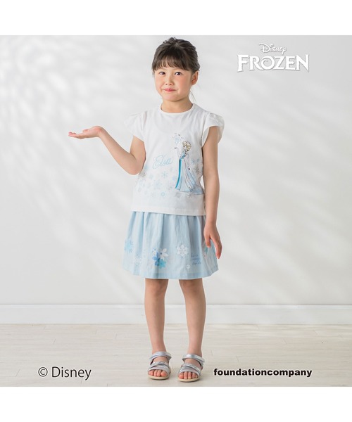 スカート キラキラモチーフプリントスカパン(90~140cm) キッズ  