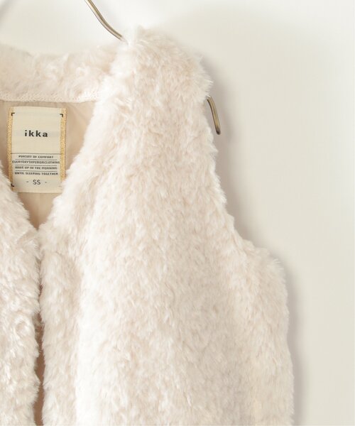 ikka（イッカ） ベスト フェイクファーベスト（110~160cm） キッズ