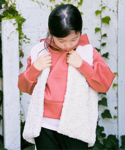 ikka（イッカ） ベスト フェイクファーベスト（110~160cm） キッズ