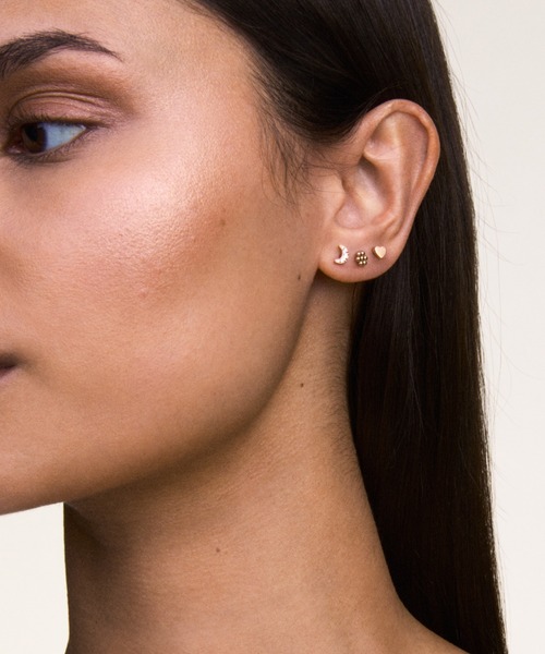 Daniel Wellington ピアス Crystal Moon Stud Earring レー