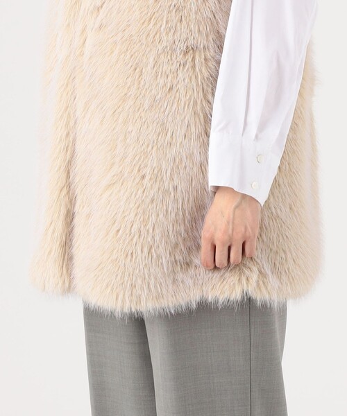 ベスト ジレ HERNO フェイクファージレ レディース HERNO ベスト ジレ フェイクファージレ レディース : ZOZOTOWN