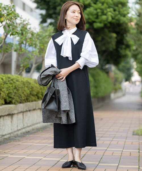 23区 ワンピース 「Sサイズ限定」ウールミルドジャージー ジャンパー