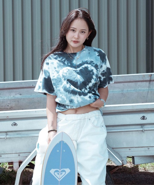 ROXY タイダイ染めTシャツ 3枚おまとめ ROXY tシャツ SUN-KISSED BEACH /ロキシータイダイ染め半袖T
