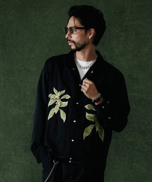CRIMIE（クライミー） シャツ EMBROIDERY LONG SLEEVE SHIRT / パール