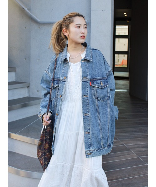 Ungrid ワンピース カットワークレースコンビワンピース