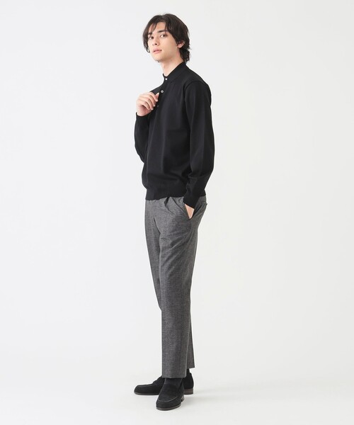 WYM ライトグレー Sサイズ B：MING by BEAMS セーター ニット ウォッシャブル ロング
