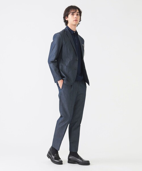 B:MING by BEAMS ウォッシャブルネイビー ブレザー上着 金釦 B:MING by BEAMS ウォッシャブルネイビー ブレザー上着 金釦 B