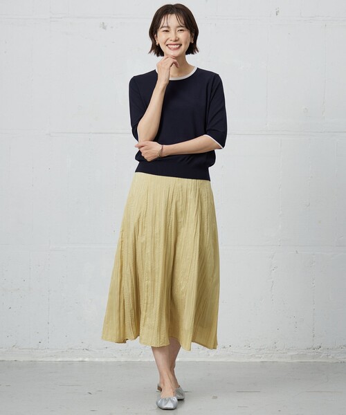 ANDMARY ニットアンサンブル マルチwayフロントタックニットアンサンブル(M IVORY): トップス