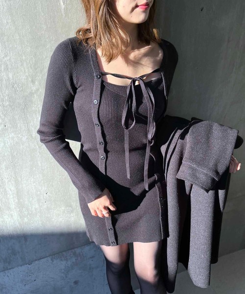 SPIRALGIRL（スパイラルガール） ワンピース デコルテ開きチョーカー