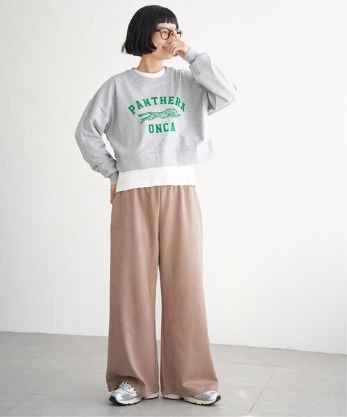 tシャツ ジャガーフロッキープリントショートプルオーバー レディース LBC tシャツ ジャガーフロッキープリントショートプルオーバー