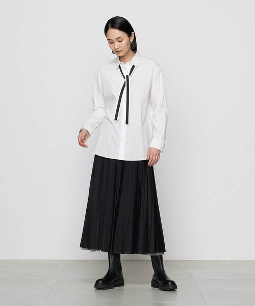 COMME CA スカート 「リバーシブル」ソフトチュール