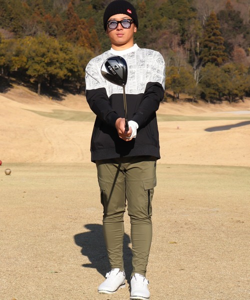 トレーナー スウェット (RM)「LUXE/R GOLF」ストレッチ クロス