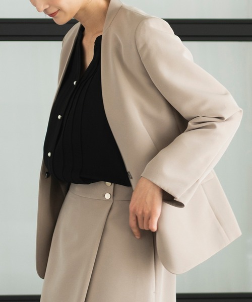 セットアップ 「2025新作」「オフィスカジュアル/洗える/UV加工/花粉