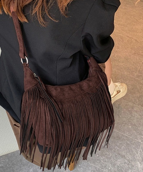 miniministore ショルダーバッグ バッグ フリンジショルダーバッグ