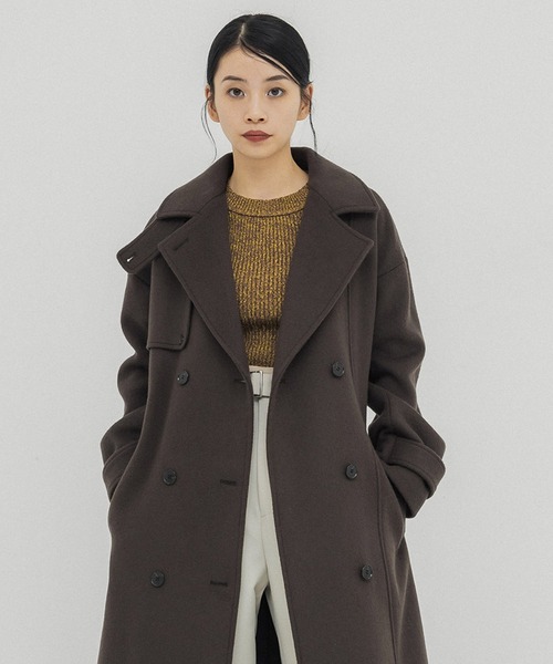 UNITED TOKYO 黒 トレンチコート UNITED TOKYO（ユナイテッドトウキョウ） トレンチコート コート