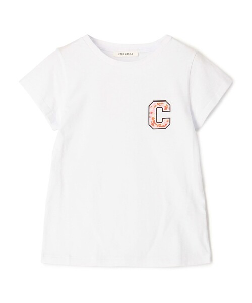 tシャツ ETRE CECIL C VARSITY CAMO CAP Tシャツ レディース