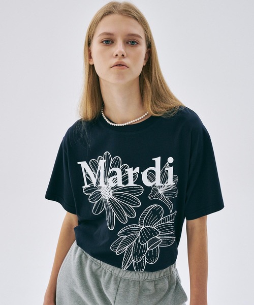tシャツ TSHIRT TRIPLE FLOWER / Tシャツ トリプル フラワー レディースの画像