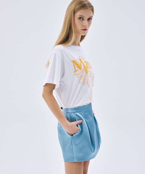 Mardi Mercredi tシャツ TSHIRT TRIPLE FLOWER レディース