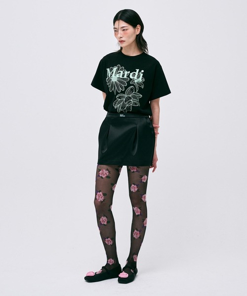 tシャツ TSHIRT TRIPLE FLOWER / Tシャツ トリプル フラワー レディースの画像