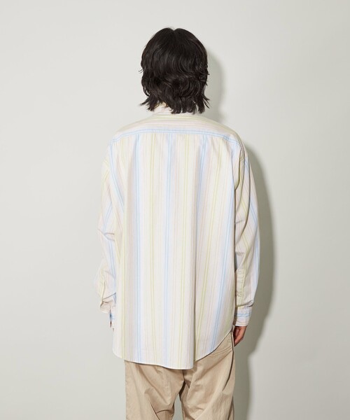 CITEN シャツ 「CITEN」ストライプオーバーシャツ メンズ