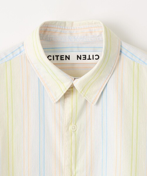 CITEN シャツ 「CITEN」ストライプオーバーシャツ メンズ