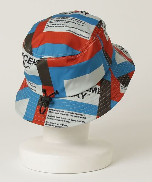 DECEMBERMAY（ディセンバーメイ） 帽子 ハット Tricolor print bucket