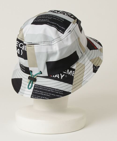 DECEMBERMAY（ディセンバーメイ） 帽子 ハット Tricolor print bucket