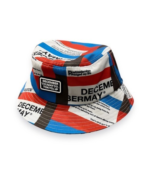 DECEMBERMAY（ディセンバーメイ） 帽子 ハット Tricolor print bucket
