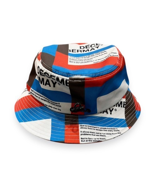 DECEMBERMAY（ディセンバーメイ） 帽子 ハット メンズ Tricolor print
