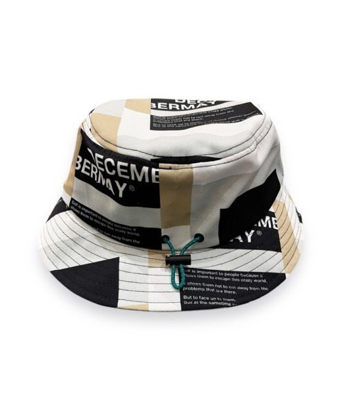 DECEMBERMAY（ディセンバーメイ） 帽子 ハット Tricolor print bucket