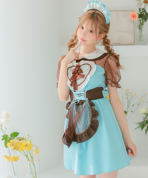Tika（ティカ） コスプレ コスプレ かわいい メイド チョコミント 体型