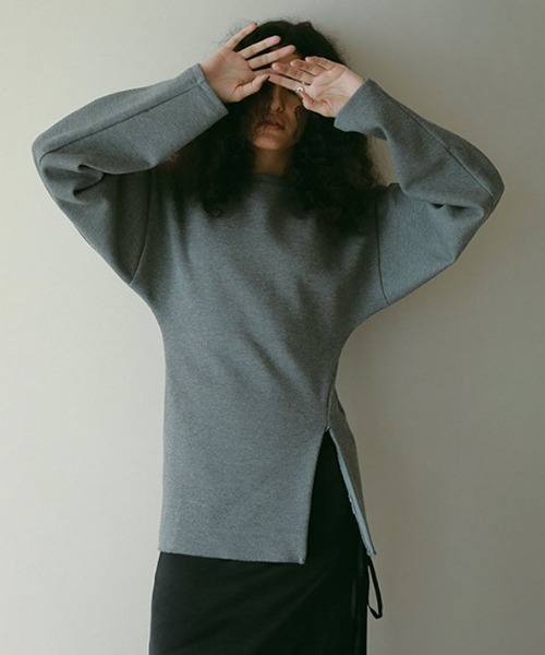 tシャツ ダブルフェイスデザインプルオーバー レディース