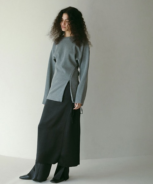 ETRE TOKYO ダブルフェイスデザインプルオーバー ETRE TOKYO（エトレトウキョウ） tシャツ ダブルフェイスデザインプル