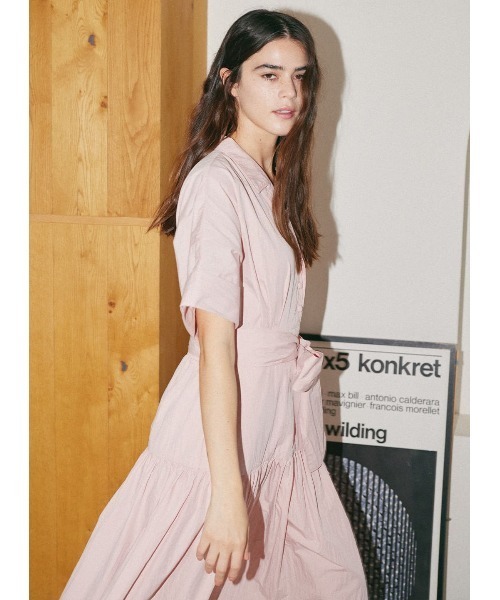 コエル（COEL）/ウエストリボンシャツワンピース COEL（コエル） ワンピース ウエストリボンシャツワンピース