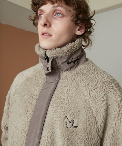 「Mark Gonzales」 ブルゾン M ブラック メンズ_画像10