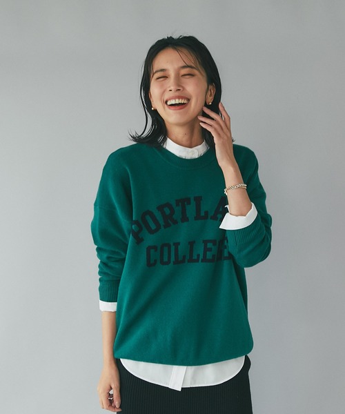 「RIVE DROITE」 長袖ニット FREE グリーン レディース_画像3