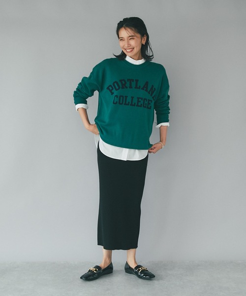 「RIVE DROITE」 長袖ニット FREE グリーン レディース_画像4