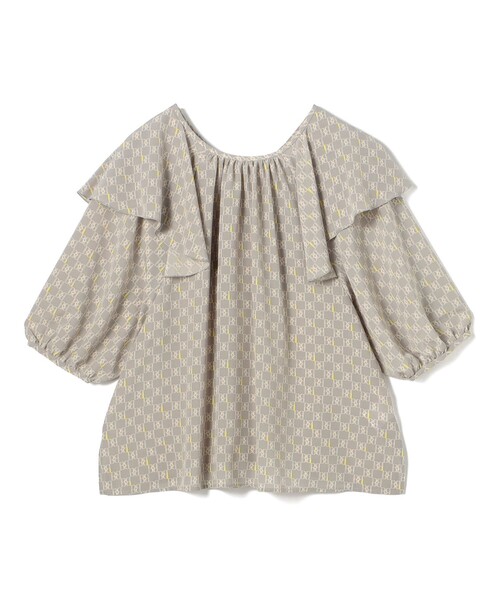 Ballsey（ボールジィ） ブラウス シャツ BBタイポグラフィプリント