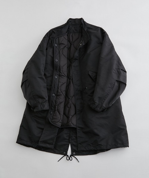 ADAM ET ROPE'（アダムエロペ） モッズコート S ブラック メンズ