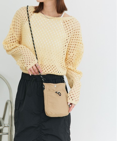 ad thie（アドティエ） ショルダーバッグ バッグ ミニサコッシュ