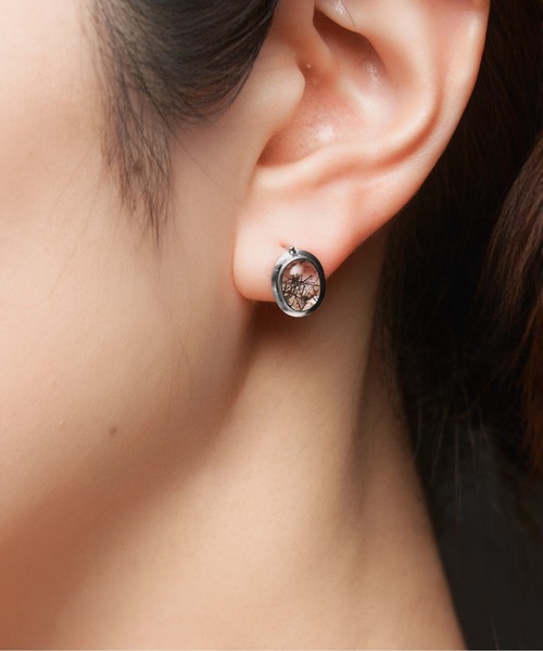 ユッコ  Jewel closet by L&Co. K10ピアス Jewel closet by L&Co. ピアス K10 カラーストーン レディース