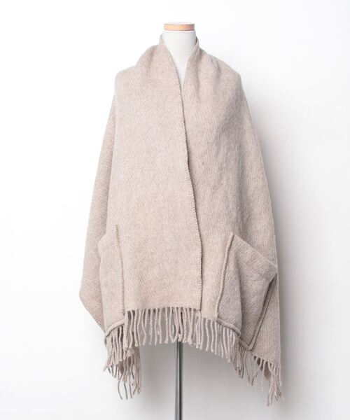 LAPUAN KANKURIT フリンジ付き　ストール LAPUAN KANKURIT」 フリンジストール - ブラウン レディース