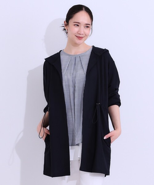 SHOO・LA・RUE パーカー 「S-LL/ひんやり/UV」さっと羽織れる お
