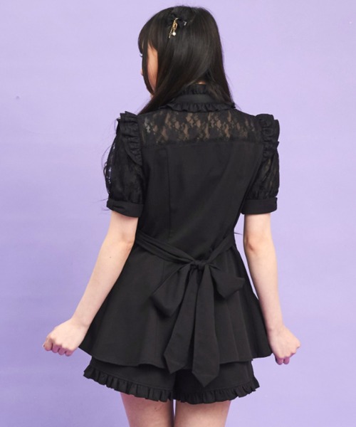 secret honey 袖レース＆ボレロ風半袖セットアップ S06350EW07227_3_l.jpg