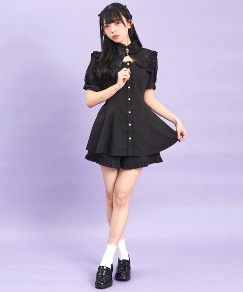 Secret Honey（シークレットハニー） セットアップ 袖レース＆ボレロ風